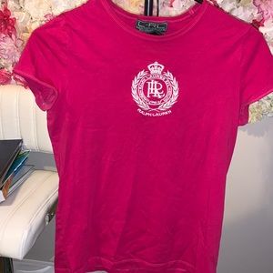 Hot pink Polo Ralph Lauren top